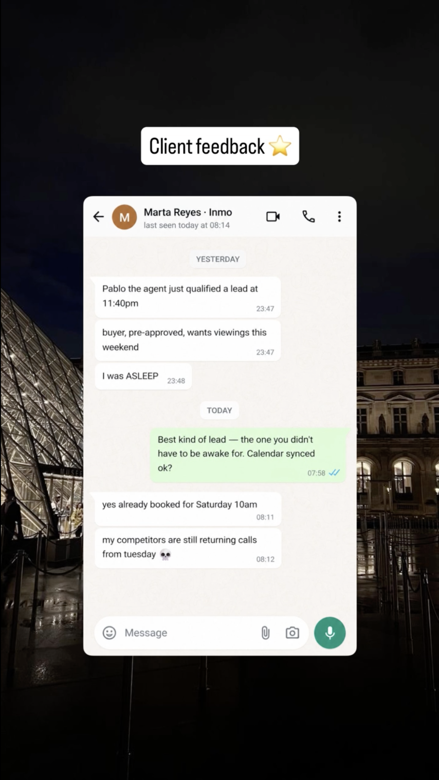 Client message